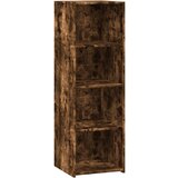 Maison Chic Visoka omara - Komoda - Predalnik dimljeni hrast 40x41x124 cm inženirski les, (21722146) Cene
