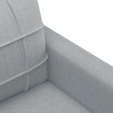 vidaXL Sedežna garnitura 4-delna z vzglavniki svetlo sivo blago | Shoptok.si