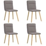 Maison Chic Jedilni stoli - Vzorci stoli 4 kosi taupe blago A946, (22032456) | Shoptok.si