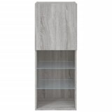  ormarić s LED svjetlima boja hrasta 40,5x30x102 cm | shoptok.hr