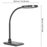 Eglo 902175 - LED prigušiva stona lampa LAURO LED/5,5W/230V 2700/4000/6500K crna | Eponuda.com