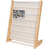 Kinder Home Dječja polica za knjige od drva 6 polica, Montessori 64x30x79 cm | shoptok.hr