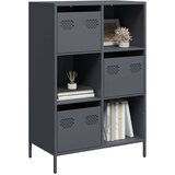 vidaXL Visoka omara antracit 68x39x103,5 cm jeklo | Shoptok.si