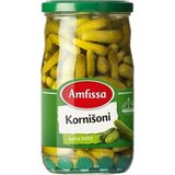 Amfissa kornišoni extra baby 680g tegla Cene