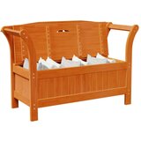 vidaXL Zunanje klopi Rjava Trden akacijev les 44,5 x 119 x 75,5 cm | Shoptok.si