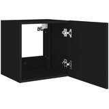  Zidni TV ormarić s LED svjetlima crni 40,5 x 35 x 40 cm | Eponuda.com