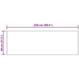  Tepih od umjetne ovčje kože TAFALLA Krem 80 x 250 cm Poliester | shoptok.hr
