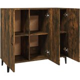  Komoda boja dimljenog hrasta 90 x 34 x 80 cm konstruirano drvo | shoptok.hr