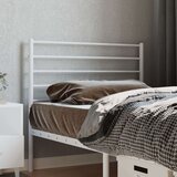 vidaXL Metalno uzglavlje bijelo 80 cm | shoptok.hr