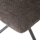 WOOOD Rjav vrtljiv fotelj iz tkanine bouclé Soren – | Shoptok.si