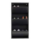 Hanah home Ormar za cipele 3 Piece Metal Anthracite | ePonuda.com
