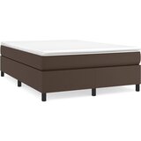 The Living Store Box spring postelja z vzmetnico rjav 160x200 cm umetno usnje - Box Spring Postelja, (21521546) | Shoptok.si