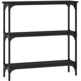  Konzolni stol crni 75 x 22,5 x 75 cm od konstruiranog drva | Eponuda.ba