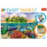 Puzzle 600 Crazy Shapes - Tropikalna wyspa 11113 | shoptok.hr