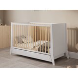 Lettino COSMO 120X60 WHITE PINE + FIOKA
