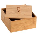 Wenko kutija od bambusa s poklopcem Terra, širina 15 cm | shoptok.hr