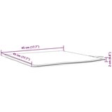  Vrtne podloge za sjedalo 6kom svijetlosive 45x45x2cm četvrtaste | shoptok.hr