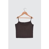 Trendyol smeđi remen Crop Pleteni sportaš | ePonuda.com