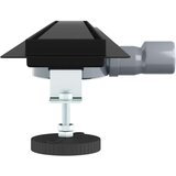 Tuš odtok 2-v-1 z 360° sifonom Črna 100 cm Nerjaveče jeklo 304, (5000248872) | Shoptok.si