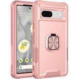 INORCO Za Google Pixel 7a hibridni trdi PC mehak TPU ovitek za telefon Ring Car Mount Kickstand Shockproof Cover, (22033356) Cene