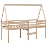  Visoki krevet s krovom 80 x 200 cm od masivne borovine | shoptok.hr