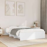  Okvir za krevet bijeli 120x190 cm konstruirano drvo | shoptok.hr