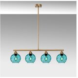 Opviq Luster Benek-15-14442, 80x15x80cm, IP20, Zlatno-plava boja | Eponuda.ba