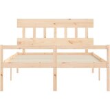 Krevet za starije s uzglavljem 160x200 cm od masivnog drva | Eponuda.ba