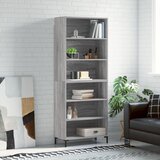  Visoka komoda siva sonome 69,5x32,5x180 cm konstruirano drvo | Eponuda.com