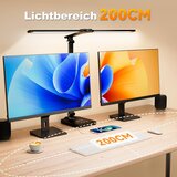 CHARYJOD LED namizna svetilka z dvema glavama in USB | Shoptok.si