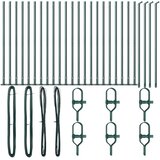  Stup za ogradu 26 pcs Siva 3,2 x 3,2 x 50 cm | shoptok.hr