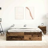  Okvir kreveta bez madraca staro drvo 160x200 cm | shoptok.hr