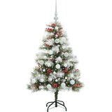  Umjetno božićno drvce S LED lampica Zelena i bijela 120 cm | shoptok.hr