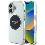 Guess OVITEK CASE ZA IPHONE 16 ZA MAGSAFE LOGO KOVINSKI KROG ZLAT, (5000012810) | Shoptok.si