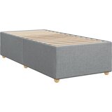  Okvir kreveta s oprugama i madrac svjetlosivi 90x200cm tkanina | shoptok.hr