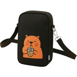  Capybara Shoulder Bag Adjustable Strap Black 20 x 14.5 cm | Shoptok.si