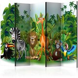  Paravan u 5 dijelova - Jungle Animals II [Room Dividers] 225x172 Cijene