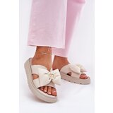 CheBello Ladies Leather Platform Sandals With Bow | Eponuda.ba