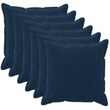  Presvlaka za jastuk 6 kom. HOUTEN Plava 55 x 55 cm - Dizajn s paspulom Plava 6 | shoptok.hr