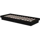  Okvir za krevet od masivnog drva crni 75 x 190 cm mali | shoptok.hr