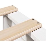  Krevet s regalom za knjige bez madraca bijeli 90x190cm borovina | shoptok.hr