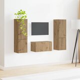  Set TV komoda 5 pcs Umjetnički hrast Konstruirano drvo | Shoptok.si