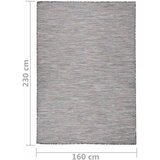 Vanjski tepih ravnog tkanja 160 x 230 cm smeđe-plava Slike