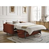 Bobochic Paris Narančasta sofa za spavanje/sklopiva 220 cm Cocoone – | shoptok.hr
