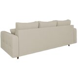 Ropez Bež sedežna garnitura iz rebrastega žameta 210 cm Ariella – | Shoptok.si