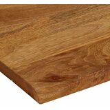 Stolna ploča 100x80x3,8cm od masivnog drva manga sa živim rubom | shoptok.hr