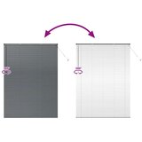 vidaXL Zavjesa za prozor sa zavjesama Ostalo Tamnosiva 155 x 220 cm Aluminij | shoptok.hr
