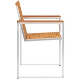  Vrtne stolice s jastucima 8 kom od masivnog drva bagrema | shoptok.hr