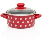 Metalac Lonac Red Dots plitka 14 cm 1 l | shoptok.hr