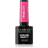Claresa SoakOff UV/LED Color Sunny Garden gel lak za nohte odtenek Pink 519 5 g | Shoptok.si